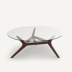Table basse noyer ø90 cm, Maricielo AM.PM image