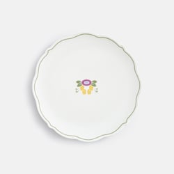 Lot de 4 assiettes à dessert au décor floral, en porcelaine, POPIE LA REDOUTE INTERIEURS image
