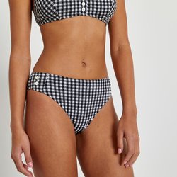 Низ от купальника из тонкой полосатой ткани в клетку "виши" LA REDOUTE COLLECTIONS image