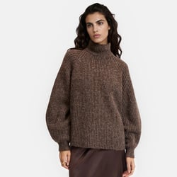 Pull col montant côtelé LA REDOUTE COLLECTIONS image