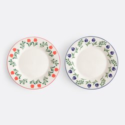 Lot de 4 assiettes plates en porcelaine, Lysor LA REDOUTE INTERIEURS image