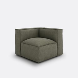 Eckelement SEVEN für modulares Sofa, aus Strukturgewebe LA REDOUTE INTERIEURS image