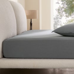 Hoeslaken in gewassen linnen, Elina voor dikke matras AM.PM image