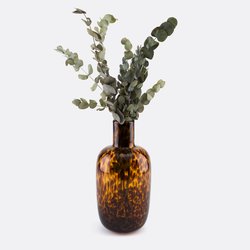 Vaas in amberkleurig glas H30cm, Fauvita LA REDOUTE INTERIEURS image