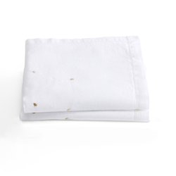 Set of 2 Doris Embroidered Cotton/Linen Napkins LA REDOUTE INTERIEURS image