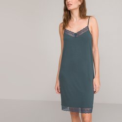 Nachthemd in viscose EcoVeroTM LA REDOUTE COLLECTIONS image