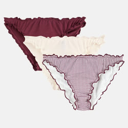 Lot de 3 bloomers en coton imprimé LA REDOUTE COLLECTIONS image