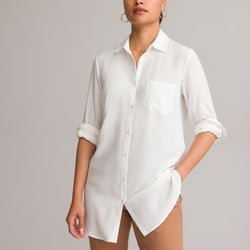 Tunique Rouge Femme Anne Weyburn Taille 52 - Coton Crêpe Avec Sequins Et Perles - Neuf Sans étiquette