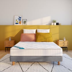 Ensemble matelas latex, 7 zones, soutien très ferme, accueil tonique et sommier LA REDOUTE INTERIEURS image