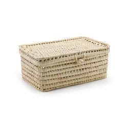 Baúl de hoja de palmera L47 cm, Ghada LA REDOUTE INTERIEURS image