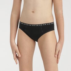 Cuecas menstruais em algodão, fluxo médio, adolescente DIM image