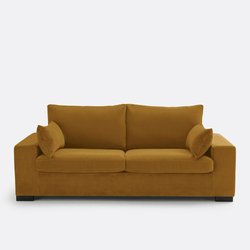 Sofá-cama em veludo, Bultex, Odessa LA REDOUTE INTERIEURS image