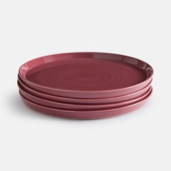 Lot 4 assiettes plates grès émail réactif, SACHA LA REDOUTE INTERIEURS image