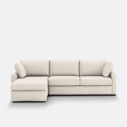 Sofá cama rinconero, poliéster jaspeado, látex, Timor LA REDOUTE INTERIEURS image