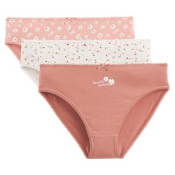 Pack of 3 Printed Knickers in Cotton LA REDOUTE COLLECTIONS image
