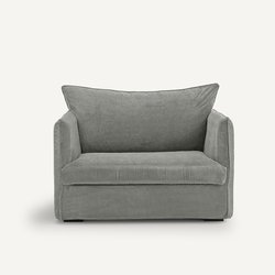 Sillón XL de terciopelo stonewashed, Neo Chiquito AM.PM image