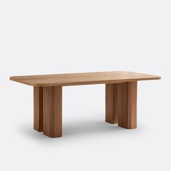 Signatures Latti Rectangular Dining Table (Seats 6-8) LA REDOUTE INTERIEURS image