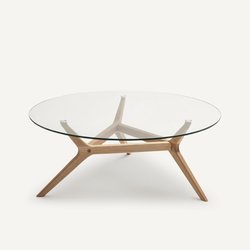 Mesa de centro em carvalho Ø90 cm, Maricielo AM.PM image