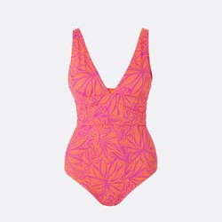 Printed Triangle Swimsuit LA REDOUTE COLLECTIONS PLUS image