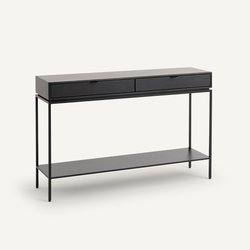 Console in metaal en leer Réalto AM.PM image
