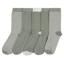 Комплект из пяти пар носков LA REDOUTE COLLECTIONS image