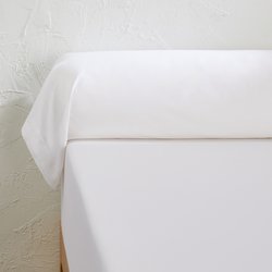 Scenario Plain 100% Cotton Bolster Pillowcase LA REDOUTE INTERIEURS image