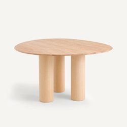 Table chêne 6 pers, Brasero AM.PM image