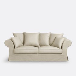 Sofá-cama, algodão, Adelia LA REDOUTE INTERIEURS image