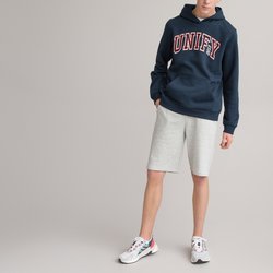 Бермуды спортивные из мольтона, 10-18 лет LA REDOUTE COLLECTIONS image