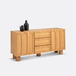 Буфет из шпона дуба, Cannelo LA REDOUTE INTERIEURS image
