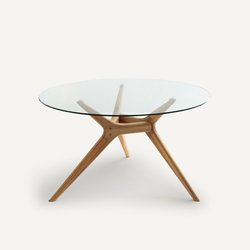 Table ronde verre/chêne, Maricielo AM.PM image