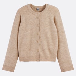 Cardigan col rond en grosse maille LA REDOUTE COLLECTIONS image