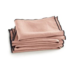 Lot de 4 serviettes de table, Suzy en lin lavé AM.PM image