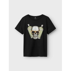 Short-Sleeved T-Shirt, Skull Print NAME IT image