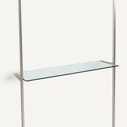 Regalboden Archivita XL, gehärtetes Glas, B. 110 cm AM.PM image