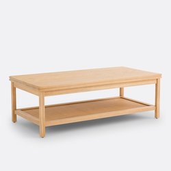 Table basse double plateau pin et cannage, Gabin LA REDOUTE INTERIEURS image