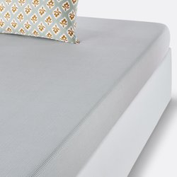 Spannbettlaken Cilou, Perkal aus Baumwolle LA REDOUTE INTERIEURS image