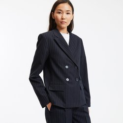 Taillierter Blazer mit Nadelstreifen LA REDOUTE COLLECTIONS image