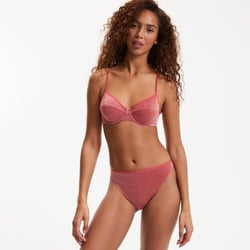 Tamara Knickers in Microfibre and Metallic Threads LA REDOUTE COLLECTIONS image