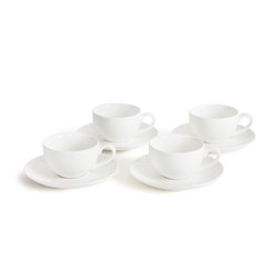Confezione da 4 tazzine da caffè con piattini, Ginny LA REDOUTE INTERIEURS image