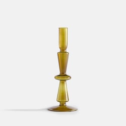Chilava 25cm High Glass Candlestick LA REDOUTE INTERIEURS image