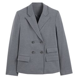 Blazer taglio aderente, con righe tennis LA REDOUTE COLLECTIONS image