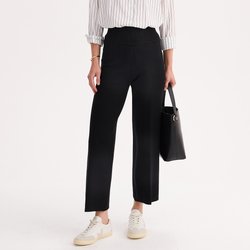 Pantalon large, 7/8ème, maille tricot ANNE WEYBURN image