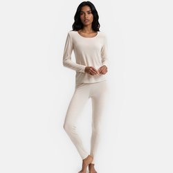 Leggings en fine maille thermique chaleur LA REDOUTE COLLECTIONS image