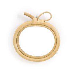 Miroir rotin forme pomme 33x30 cm, Nogu LA REDOUTE INTERIEURS image