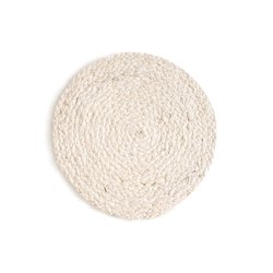 Set of 4 Jonna Round Woven Jute Placemats LA REDOUTE INTERIEURS image