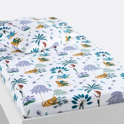 Fixleintuch Petite Jungle aus Bio-Baumwolle LA REDOUTE INTERIEURS image
