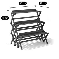 Plooibaar tuinrek met 3 niveaus, Garden LA REDOUTE INTERIEURS image