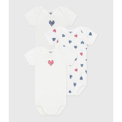 Lot de 3 bodies manches courtes PETIT BATEAU image