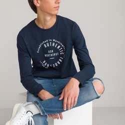 Комплект из двух лонгсливов с принтом LA REDOUTE COLLECTIONS image